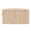 Soporte De Monitor Madera Maciza De Pino 100x24x13 Cm