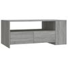 Mesa De Centro Madera De Ingeniería Gris Sonoma 102x55x42 Cm