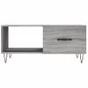 Mesa De Centro Madera Contrachapada Gris Sonoma 90x50x40 Cm