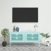 Mueble Para Tv De Acero Verde Menta 105x35x50 Cm