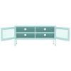 Mueble Para Tv De Acero Verde Menta 105x35x50 Cm