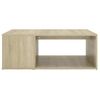 Mesa De Centro Madera Contrachapada Roble Sonoma 90x67x33 Cm