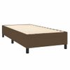 Estructura De Cama Box Spring Tela Marrón 100x200 Cm