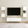 Mueble De Pared Para Tv Blanco Roble Sonoma 30,5x30x30 Cm