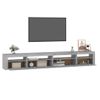 Mueble De Tv Con Luces Led Gris Sonoma 270x35x40 Cm