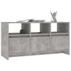 Mueble De Tv Madera Contrachapada Gris Hormigón 102x37,5x52,5cm