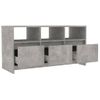 Mueble De Tv Madera Contrachapada Gris Hormigón 102x37,5x52,5cm