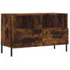 Mueble Para Tv Madera Contrachapada Roble Ahumado 80x36x50 Cm