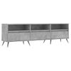 Mueble De Tv Madera Contrachapada Gris Hormigón 150x30x44,5 Cm