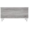 Mesa De Centro Madera Contrachapada Gris Sonoma 90x44,5x45 Cm