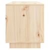 Mueble De Tv De Madera Maciza De Pino 74x34x40 Cm