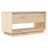 Mueble De Tv De Madera Maciza De Pino 74x34x40 Cm