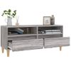 Mueble De Tv Madera Contrachapada Gris Sonoma 100x34,5x44,5 Cm