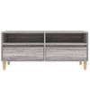 Mueble De Tv Madera Contrachapada Gris Sonoma 100x34,5x44,5 Cm