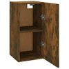 Mueble Para Tv Madera Contrachapada Roble Ahumado 30,5x30x60 Cm