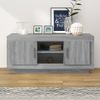 Mueble Para Tv Madera Contrachapada Gris Sonoma 102x35x45 Cm