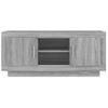 Mueble Para Tv Madera Contrachapada Gris Sonoma 102x35x45 Cm