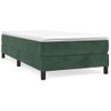 Estructura De Cama Box Spring Terciopelo Verde Oscuro 90x190 Cm