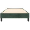 Estructura De Cama Box Spring Terciopelo Verde Oscuro 90x190 Cm