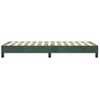 Estructura De Cama Box Spring Terciopelo Verde Oscuro 90x190 Cm