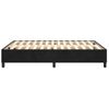 Estructura De Cama Box Spring Terciopelo Negro 140x190 Cm