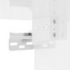 Muebles Para Tv De Pared 2 Unidades Blanco Brillante 57x34,5x40 Cm