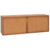 Mueble De Tv Madera Maciza De Teca 110x30x40 Cm