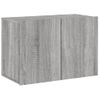 Mueble Para Tv De Pared Gris Sonoma 60x30x41 Cm