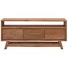 Mueble Para Tv De Madera Maciza De Mango 110x30x50 Cm