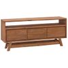 Mueble Para Tv De Madera Maciza De Mango 110x30x50 Cm