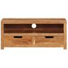 Mueble De Tv Madera Maciza De Acacia 88x35x40 Cm