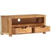 Mueble De Tv Madera Maciza De Acacia 88x35x40 Cm