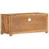 Mueble De Tv Madera Maciza De Acacia 88x35x40 Cm