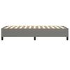 Estructura De Cama Box Spring Tela Gris Oscuro 90x200 Cm