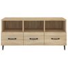 Mueble Para Tv Madera Contrachapada Color Roble 102x35x50 Cm