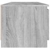 Mueble De Tv Madera Contrachapada Gris Sonoma 140x40x35,5 Cm