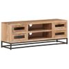 Mueble De Tv De Madera Maciza De Acacia 110x30x40 Cm