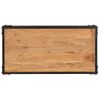 Mesa De Centro De Madera Maciza Acacia 90x45x35 Cm