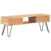 Mueble Para Tv Madera Maciza De Mango 120x35x45 Cm