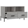 Mueble De Tv Madera De Ingeniería Gris Sonoma 80x36x50 Cm