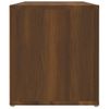 Mueble Para Tv Madera Contrachapada Marrón Roble 100x31,5x35 Cm