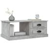 Mesa De Centro Madera Contrachapada Gris Hormigón 90x50x35 Cm