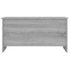 Mesa De Centro Madera Contrachapada Gris Sonoma 102x55,5x52,5cm