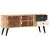 Mueble Para Tv De Madera Maciza De Mango 115x30x47 Cm