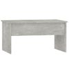 Mesa De Centro Contrachapada Gris Hormigón 80x50,5x41,5 Cm