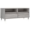 Mueble De Tv Madera Contrachapada Gris Sonoma 100x34,5x44,5 Cm