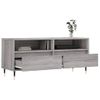 Mueble De Tv Madera Contrachapada Gris Sonoma 100x34,5x44,5 Cm