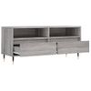 Mueble De Tv Madera Contrachapada Gris Sonoma 100x34,5x44,5 Cm