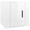 Muebles Para Tv De Pared 2 Unidades Blanco Brillante 40x34,5x40 Cm