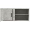 Mueble Para Tv Madera Contrachapada Gris Hormigón 80x31,5x36 Cm